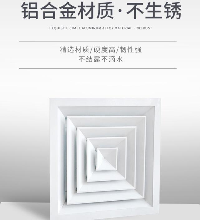 靜電噴涂白色圓形排風(fēng)散流器 靜電噴涂白色圓形排風(fēng)散流器