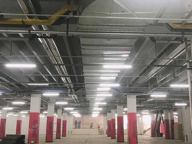 濟南融創(chuàng)萬達停車樓通風工程案例2